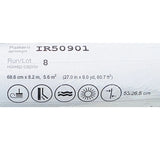 IR50901 Faux metal industrial rusted steel panel plating rusty brown rust blue wallpaper
