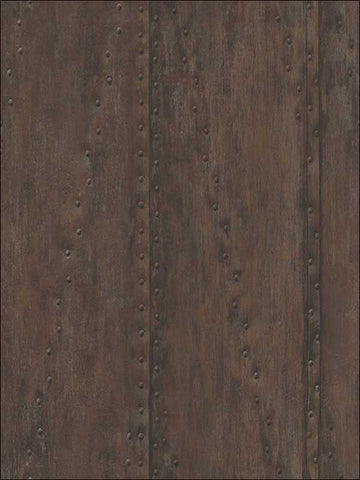 IR51001 Rusted Stud Panels Wallpaper