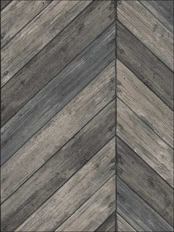 IR51706 Chevron Wood Wallpaper