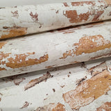 IR51901 Modern orange red white faux rustic brick distressed plaster wallpaper rolls 3D
