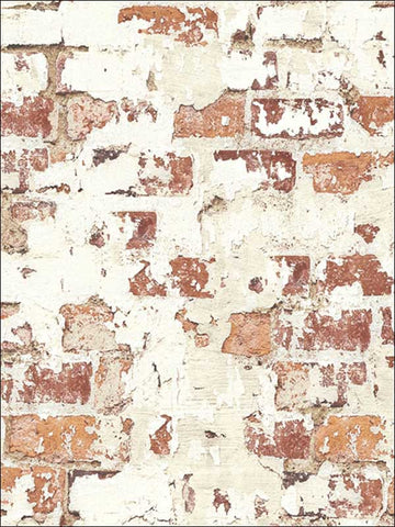 IR51901 Plastered Brick Wallpaper