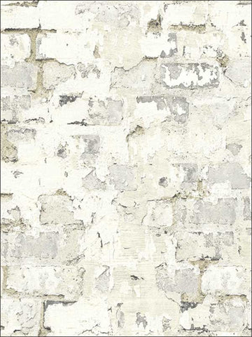 IR51905 Plastered Brick Wallpaper