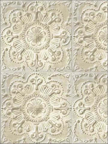 IR52005 Iron Tile Wallpaper