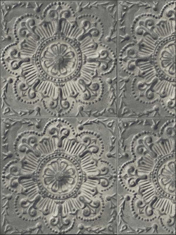 IR52008 Iron Tile Wallpaper