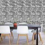 IR70200 Brickwork white gray Exposed faux distressed brick Wallpaper loft 3D