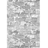 IR70205 Brickwork white light gray Exposed faux brick pattern Wallpaper rolls 3D