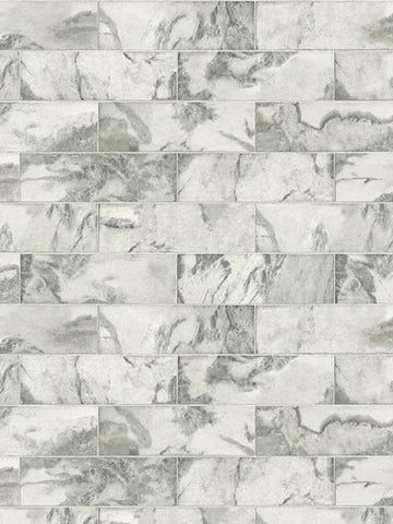 IR70308 Modern Marble Tile Wallpaper