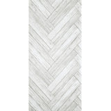 IR70405 Rustic Soft gray brown zigzag herringbone Distressed faux wood planks Wallpaper