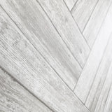 IR70405 Rustic Soft gray brown zigzag herringbone Distressed faux wood planks Wallpaper