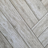 IR70406 Light brown soft beige zigzag herringbone Distressed faux wood planks Wallpaper