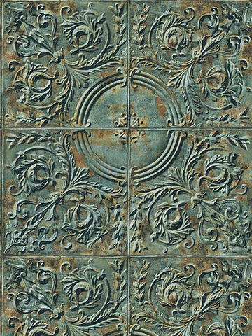 IR70604 Metal Ceiling Tiles Wallpaper