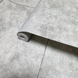 IR70908 Modern industrial Gray faux distressed concrete slabs panels loft wallpaper roll