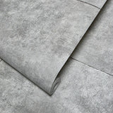 IR70908 Modern industrial Gray faux distressed concrete slabs panels loft wallpaper roll