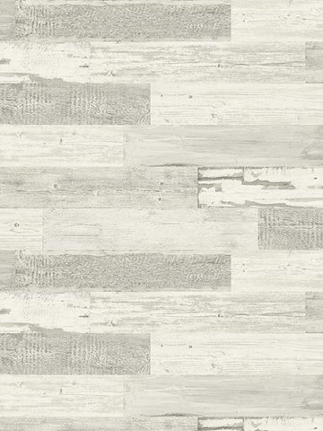 IR71510 Distressed Wood Tile Wallpaper