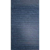 IR72002 Navy slate dark blue faux distressed rustic brick loft contemporary wallpaper 3D