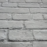 IR72008 Modern Light Gray faux distressed rustic brick loft contemporary wallpaper rolls