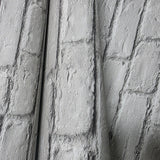 IR72008 Modern Light Gray faux distressed rustic brick loft contemporary wallpaper rolls