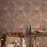 IT32418 Geometrico Congo Modern Geometric Design Raised Stripes Wallpaper