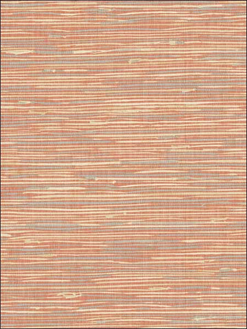 JB20701 Grasscloth Tangerine Wallpaper