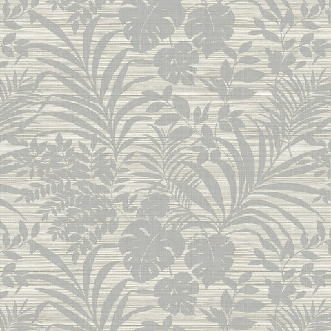 JC21400 Tropical Leaf Textile String Wallpaper