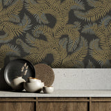 JMW1001.21 Bombes Fernery Wallpaper