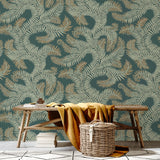 JMW1001.31 Bombes Fernery Wallpaper