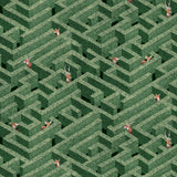JMW1009.01 Labyrinth With Deer Wallpaper