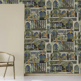 JMW1011.31 Peacock Arches Wallpaper
