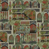 JMW1011.41 Peacock Arches Wallpaper