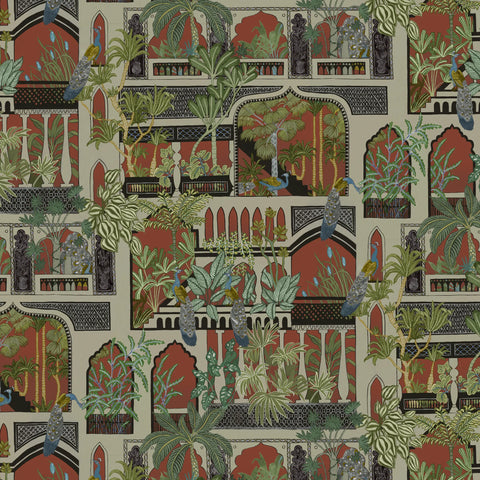 JMW1011.41 Peacock Arches Wallpaper