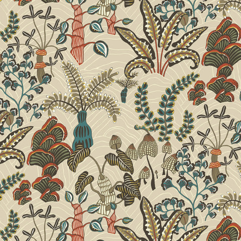 JMW1012.11 Woodland Floor Grey Wallpaper