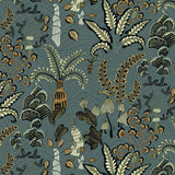 JMW1012.21 Woodland Floor Blue Wallpaper