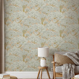 JMW1014.31.0 Stockend Woods Green Botanical Kravet Couture Wallpaper