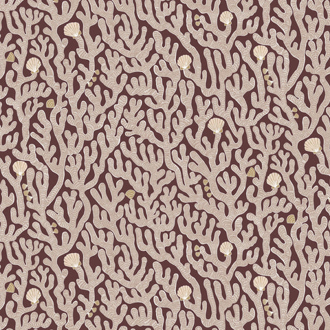 JMW1016.21 Coral Espresso Wallpaper 