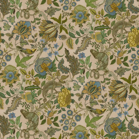  JMW1022.11 Chameleon Trail Wp Green Animals Wallpaper