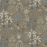 JMW1023.11 Cynthia Wp Grey Botanical Wallpaper