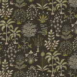 JMW1023.31 Cynthia Wp Brown Botanical Wallpaper
