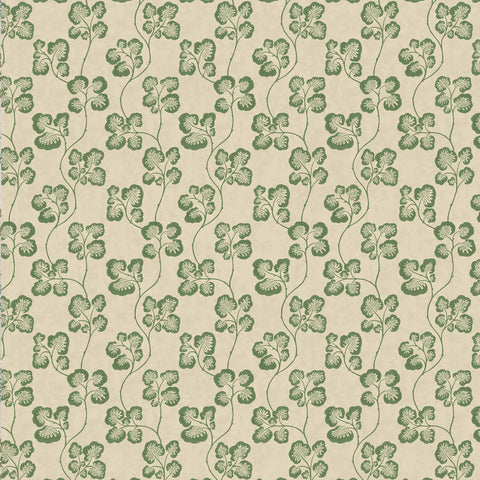 JMW1024.01 Cabbage Check Wp Green Botanical Wallpaper