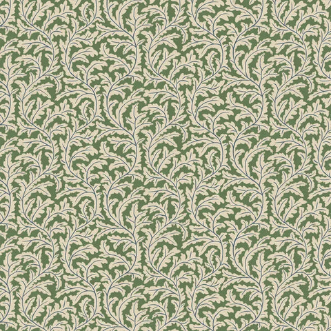 JMW1025.01 Frond Ogee Green Lattice Wallpaper 