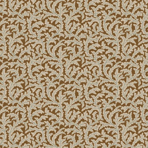 JMW1025.11 Frond Ogee Brown Lattice Wallpaper  