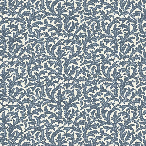 JMW1025.41 Frond Ogee Blue Lattice Wallpaper 
