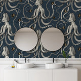  JMW1030.01 Octopoda Grand Gold Novelty Wallpaper 