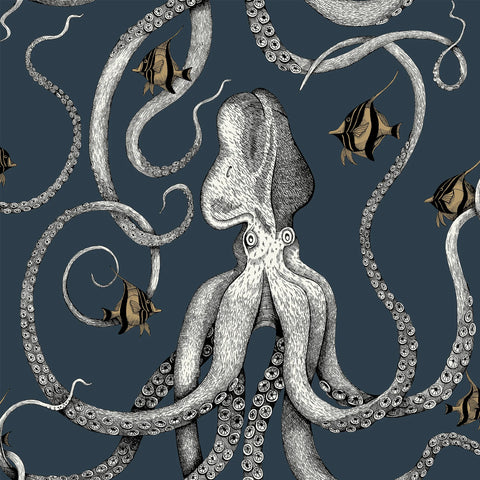  JMW1030.01 Octopoda Grand Gold Novelty Wallpaper 