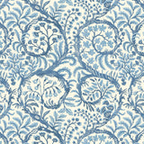 JMW1031.31 Butterrow Blue Botanical Wallpaper 