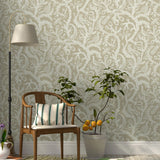 JMW1035.11 Stitched Birds Beige Animals Wallpaper  
