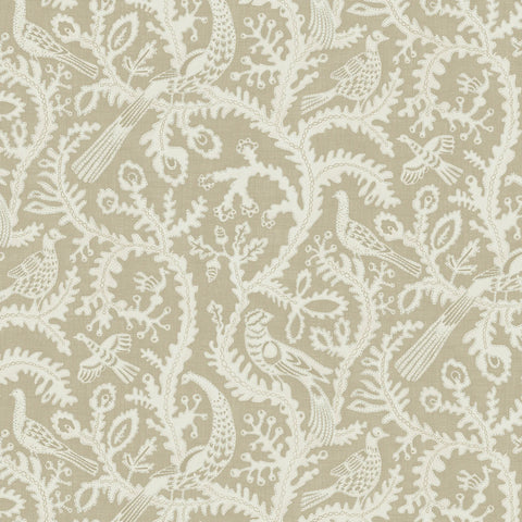 JMW1035.11 Stitched Birds Beige Animals Wallpaper  