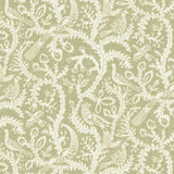  JMW1035.31 Stitched Birds Green Animals Wallpaper 