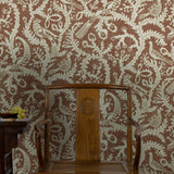 JMW1035.41 Stitched Birds Red Animals Wallpaper 