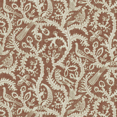 JMW1035.41 Stitched Birds Red Animals Wallpaper 