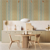 JMW1042.01 Rita Stripe Green Geometric Wallpaper